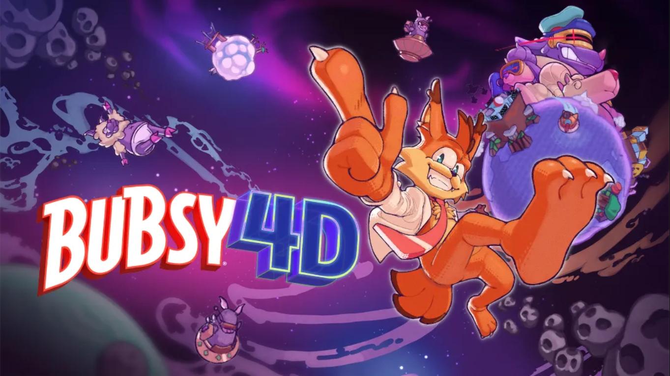 NS【美版】大笨猫4D .Bubsy 4D 中文