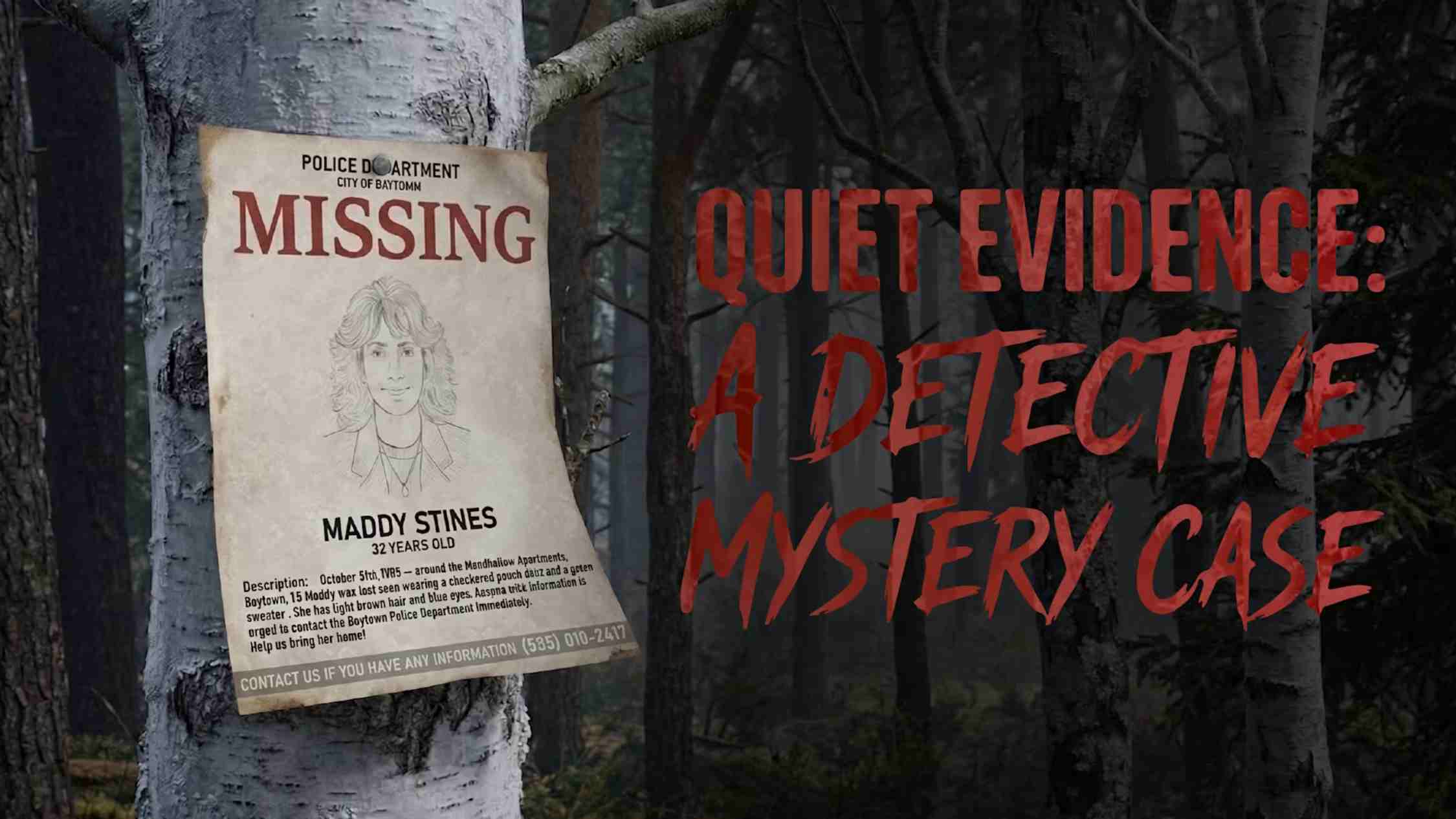 NS无声线索：侦探悬疑案件 .Quiet Evidence A Detective Mystery Case 英语