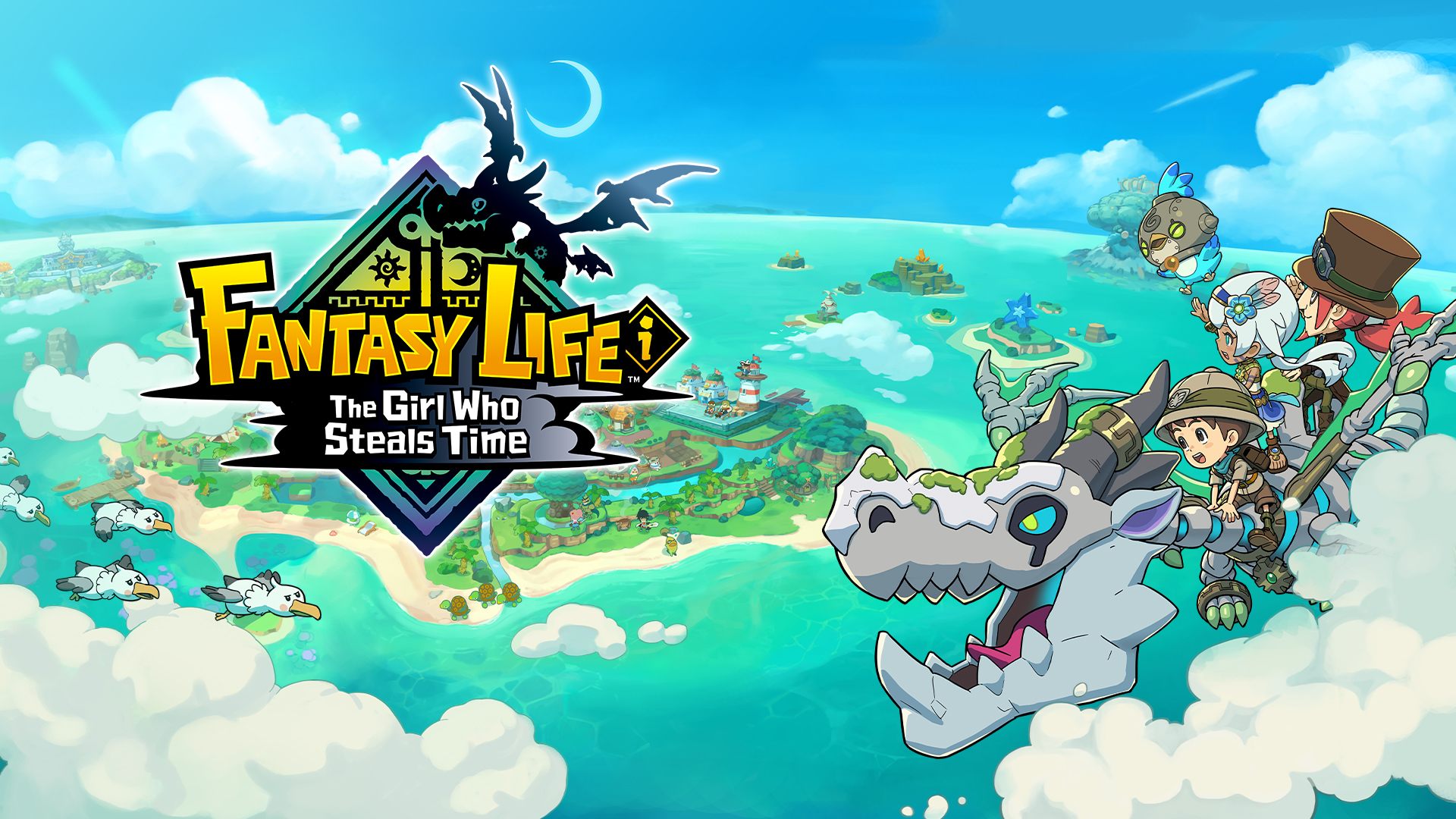 NS【美版】幻想生活ｉ 转圈圈的龙和偷取时间的少女 .FANTASY LIFE i: The Girl Who Steals Time 中文