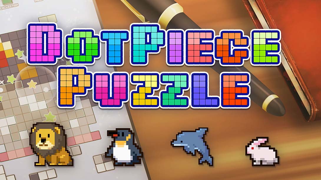 NS【美版】点块拼图 .Dot Piece Puzzle 中文